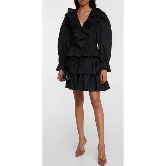 NWOT Ulla Johnson Lola Mini Dress in Noir Black Size 0, $458 - Picture 3 of 11